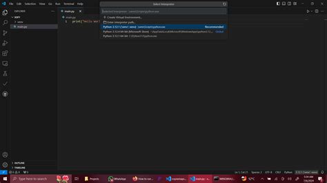 Image result for Python File in vs Code