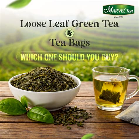 Loose Leaf Green Tea vs Tea Bags: Which is More Beneficial? – Marvel Tea