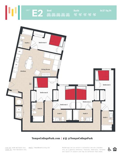Explore the Perfect Floor Plan by UMD | Tempo College Park