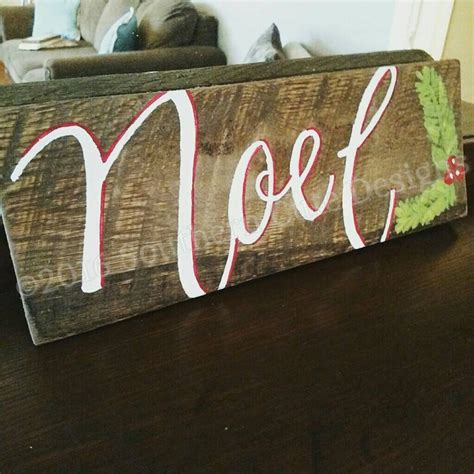 NOEL Sign Christmas Sign Wood Signs Christmas Wood Sign - Etsy