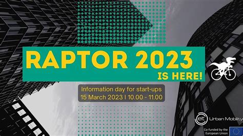 Info Day: RAPTOR 2023 Competition, March 15 2023 | Online Event ...