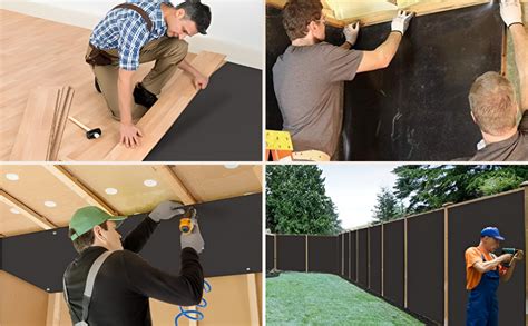 Timber Acoustics® Mass Loaded Vinyl Soundproofing membrane | 1.2 mtr (4 ...