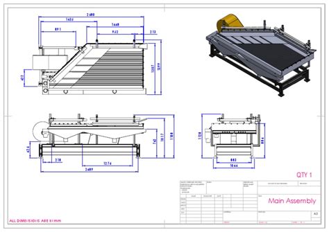 Shaking Table G.A | PDF | Mechanical Engineering | Crafts