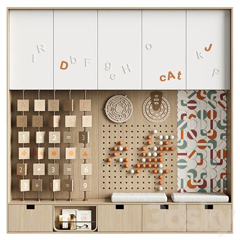 Interactive panel for children room 3Dsky Model Free Download – 3DSky ...