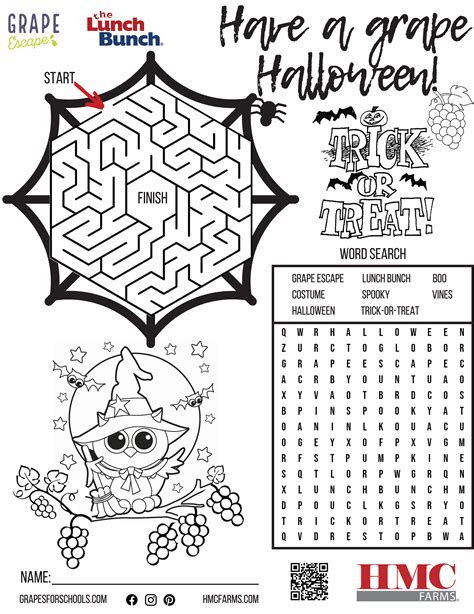 Halloween Activity Sheets
