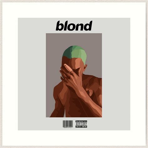 Frank Ocean Blond Album Art Print | Frank ocean, Ocean drawing, Frank ...