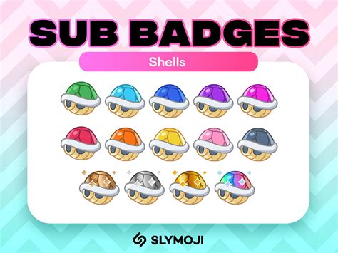 Shell Twitch BIT and SUB Badges | Funny Super Mario Kart Wonder ...