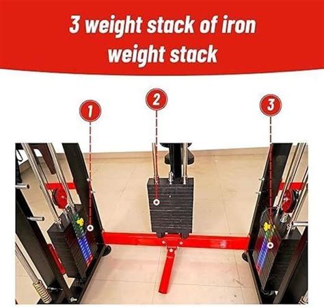 FF Sports 600 kg Home Gym Gfts-701 - Functional Trainer With Smith ...