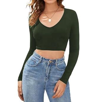 Buy THE BLAZZE Women's Cotton Stylish Readymade Stretchable Deep V Neck ...