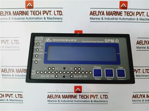 Woodward Spm-d10 Synchronizing System 8440-1019 E231544 Rev: B 24Vdc 5 ...