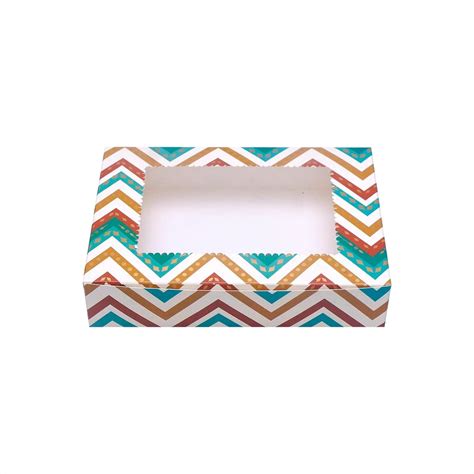 Buy Rama Packaging Square Brownie Box For 6 Pcs, Pastry Box, Packaging ...