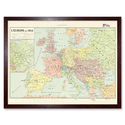 Free printable map of europe in 1914, Download Free printable map of ...