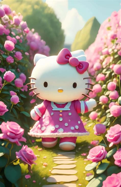 Hello Kitty 壁纸 3d