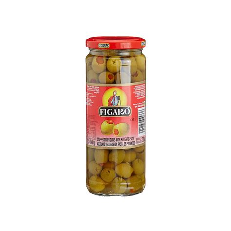 Figaro Green Olives Stuffed 450G – Chennai Grocers- Everyday Gourmet