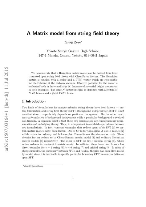 Image result for String Theory of Matrix