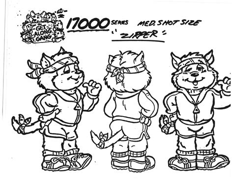 The Get Along Gang (1984) PART 1 - Model sheets, turnarounds, character ...