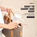 BOLDFIT Tumbler with Straw Insulated Tumbler with Lid Hot & Cold with ...