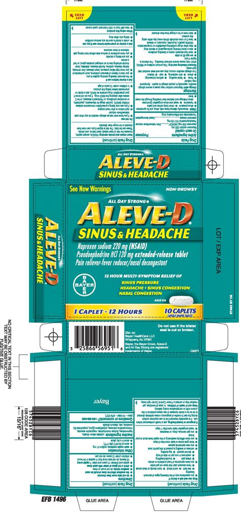 DailyMed - ALEVE-D SINUS AND HEADACHE- naproxen sodium, pseudoephedrine hydrochloride tablet