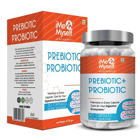 Buy iMeMyself Prebiotic & Probiotic Digestive Capsules – 30 Count ...