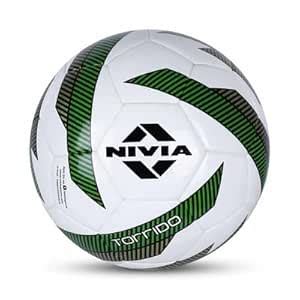 Buy Nivia 279 Torrido Pu Football, Size 5 (White/Green) Online at Low ...