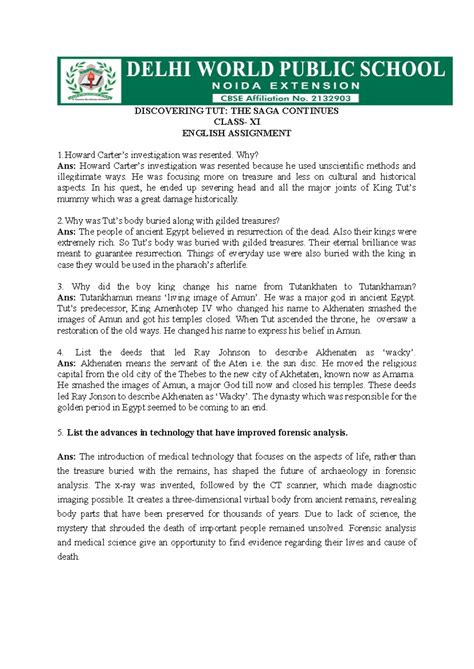 Discovering TUT Assignment DWPS - DISCOVERING TUT: THE SAGA CONTINUES ...