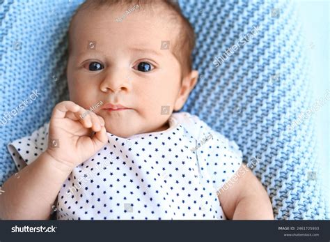 Conjunctivitis Little Baby Red Eyes Bed Stock Photo 2461725933 ...