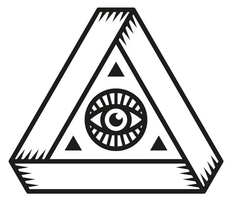 Vintage-Abzeichen mit Augenzeichen Dekoratives Hipster-Etikett ...