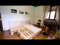 un letto letto di pallet timelapse un letto letto di pallet timelapse