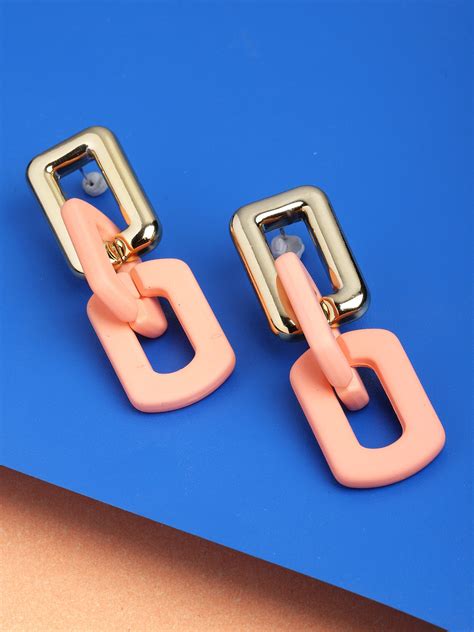 Bohey by KARATCART Gold Plated Drop Gold Earrings for Women