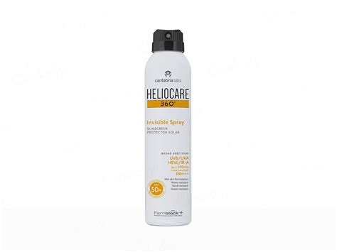 Buy Heliocare 360 Invisible Spray Protector Solar Sunscreen SPF 50+ PA ...