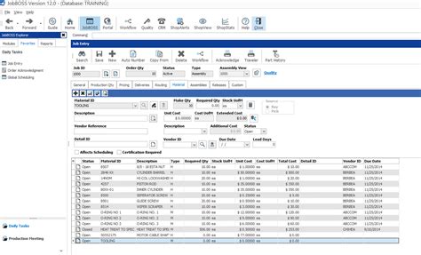 Image result for Tutorial On JobBOSS Creating a Quote
