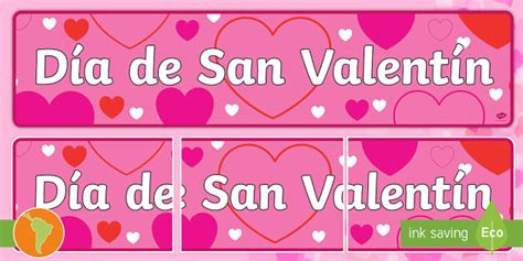 Banner: San Valentín (teacher made) - Twinkl