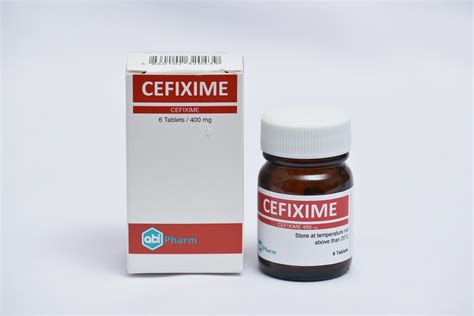 Cefixime 400 mg #6 capsules in blister – Abipharm