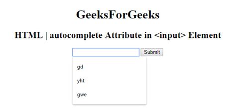 Image result for HTML Textarea Autocomplete Attribute