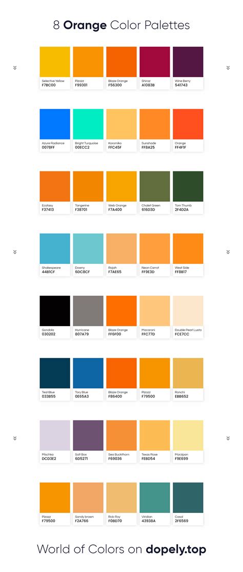 Best Color Combinations Orange at Rosa Huddleston blog