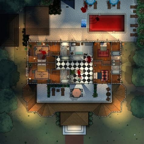 Countryside Mansion Map | Cthulhu Architect