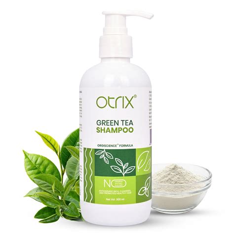 Otrix Green Tea Shampoo for Healthy Scalp & Hair Growth | Strengthens