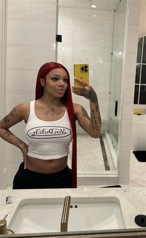 Glorilla ‘confirms’ she got a nose job and shows off results in sexy new gym and bathroom selfie ...