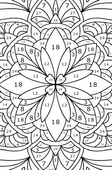Mandala harmony coloring page | Coloring-for-Adults.com