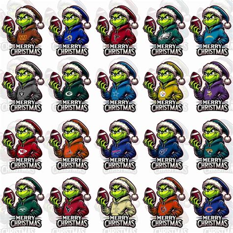 Grinch NFL T Shirt Designs Vol 2: All 32 Teams Designs – TeeGrapphics