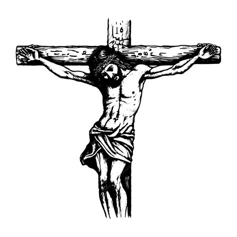 Premium Vector | Jesus christ the son of god in a crown of thorns on his head a symbol of ...