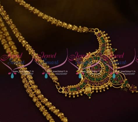 CS9732 Daily Wear Jewellery Traditional Chain Pendant Gold Plated ...