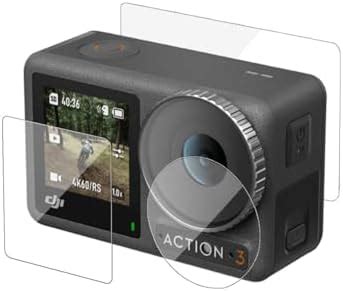 POPIO Military-Grade Gorilla Tempered Glass for DJI Osmo Action 4 ...