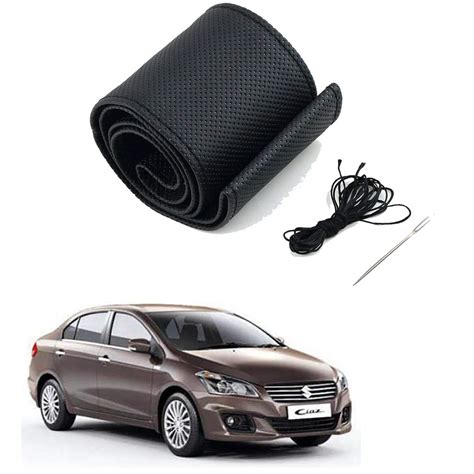 SHOOLIN Stitchable Leatherrete Car Steering Cover for Maruti Suzuki ...