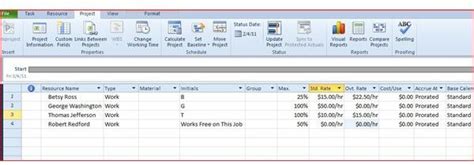 Image result for Microsoft Project Resource Pool