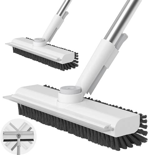 Amazon.com: AIR U+ 2 Pack Floor Scrub Brush with Long Handle, 3 in 1 ...