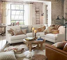 Pictures Of Pottery Barn Living Rooms by Seabury Upholstered 3 Sectional With Wedge Pottery Pictures Of Pottery Barn Living Rooms