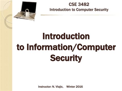 Image result for Introduction to Security Relevant Computer Systems and Components
