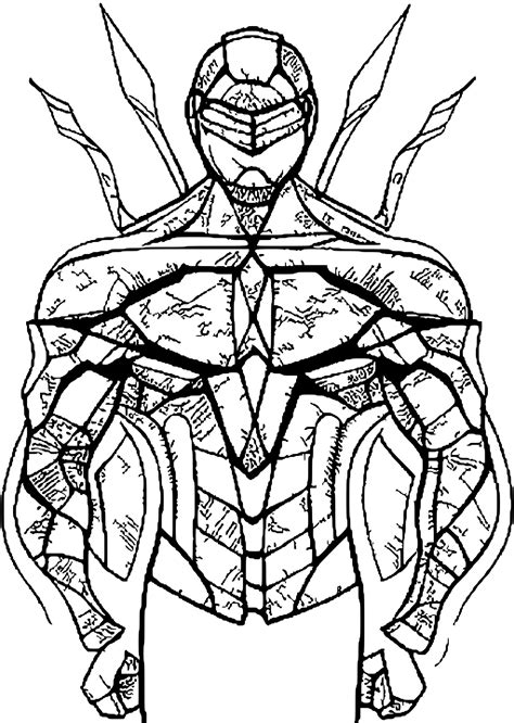 Blue Beetle Coloring Pages Printable Pdf