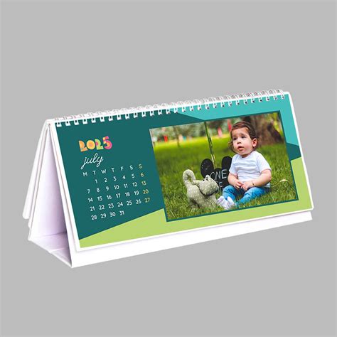Buy Photo Personalized Custom Glossy Finish 2025 Table Calender Online ...